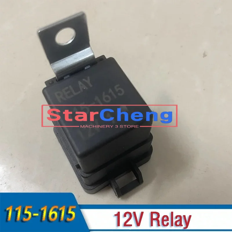 12V 115-1615 1151615 Starter General Motor Relay for 414E 416C 416D 416E 420D Backhoe Loarder