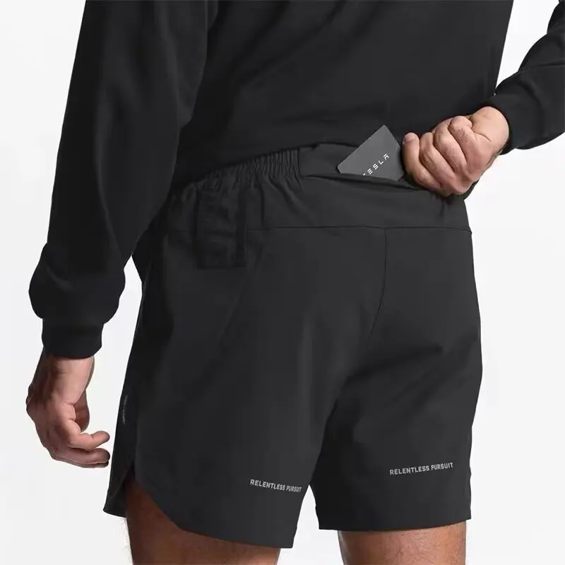 Quick drying breathable sports pants for men's summer new style training American basketball shorts below the knee customized th