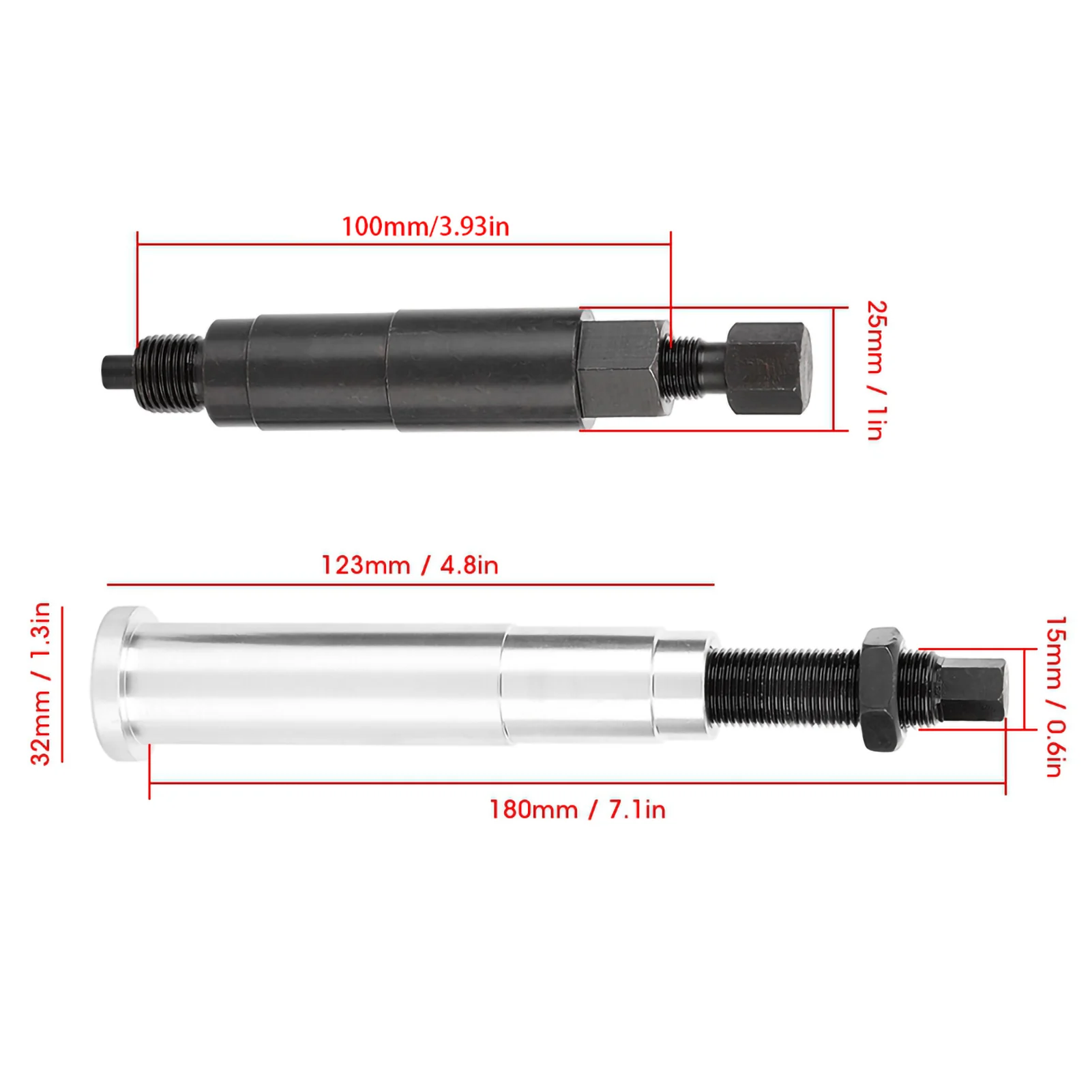 

Алюминиевый сплав + железный съемник свечей зажигания (автоинструмент «сделай сам») — 100% новый, подходит для двигателей Ford Triton 3 Valve 2004+