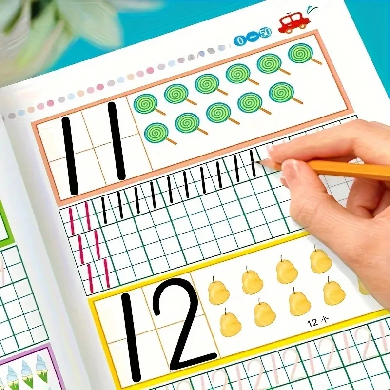 Alphabet and Number Tracing Workbook Educational Books Children Calligraphy Handwriting Copybook For Kid Kids