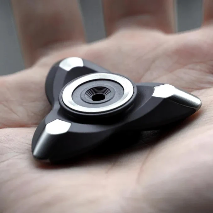 ProxyEDC & Damned Designs Ouroboros P.D. Fidget Spinner Fidget Toys Adults Three-Bladed Fidget Spinner Anxiety Relief Gadgets