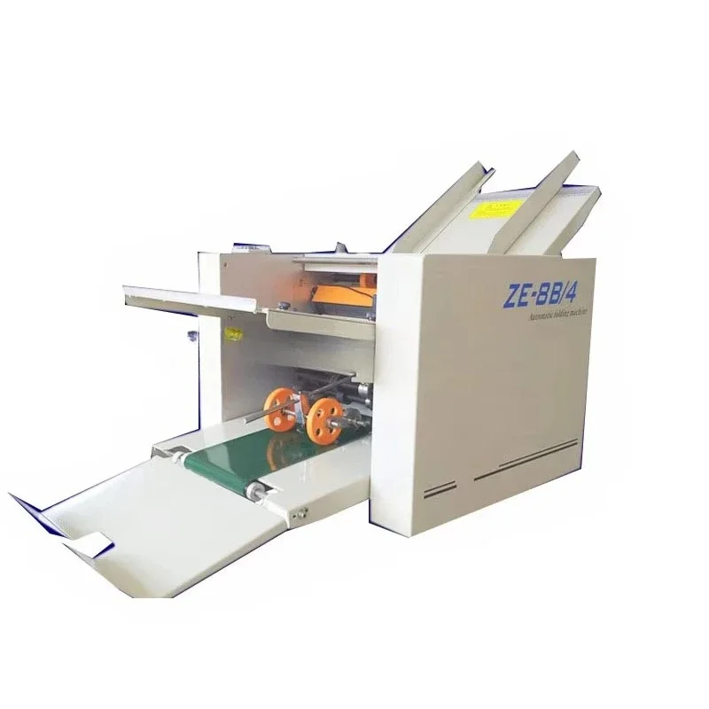 Paper Folding Automatic Paper Folder Machine With Folding Creasing and Perforating Folder Gluer Cardboard