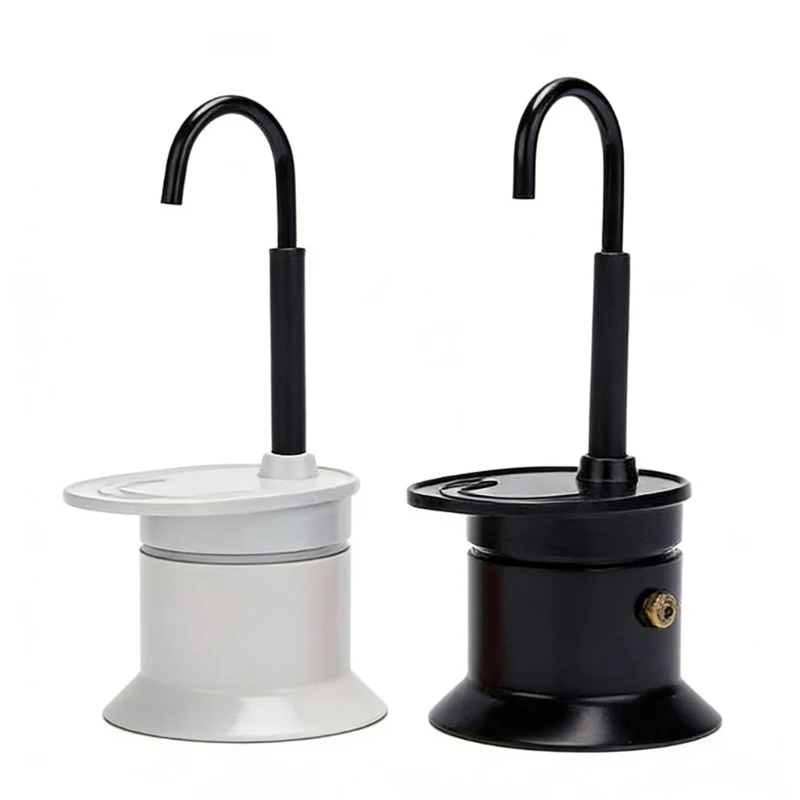 

50ml Moka Coffee Pots Cup Single Spout Aluminum Outdoor Portable Espresso Maker Family Camping Travel Coffee Expres Mocha Pots