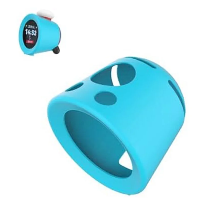 SQPP-электронный забавный будильник, силиконовый чехол, защитный чехол для будильника