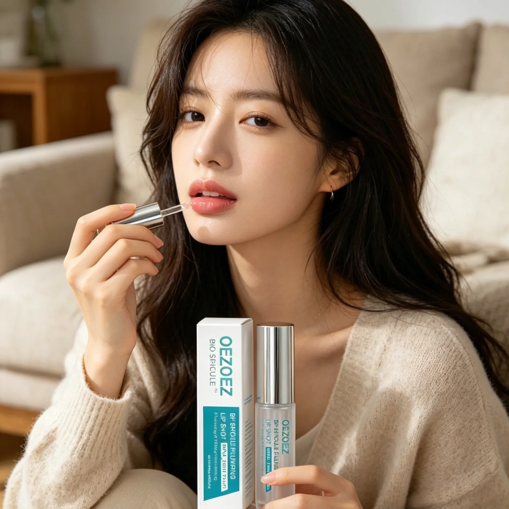 BP Spicule Plumping Lip Shot, Sérum Voluminizador de Labios de Larga Duración, Hidratante, Mejora la Elasticidad de la Piel de los Labios, Brillo Labial Voluminizador