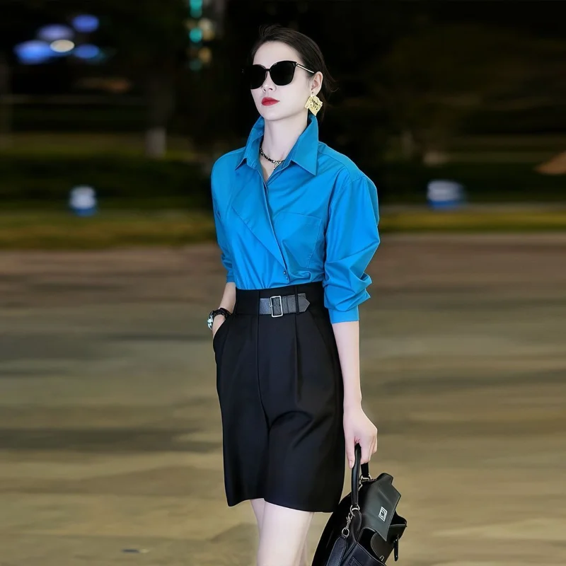 

Shirts for Women 2025 New Autumn Non-Contrast Style Tops with Beautiful Designs Autumn Wear