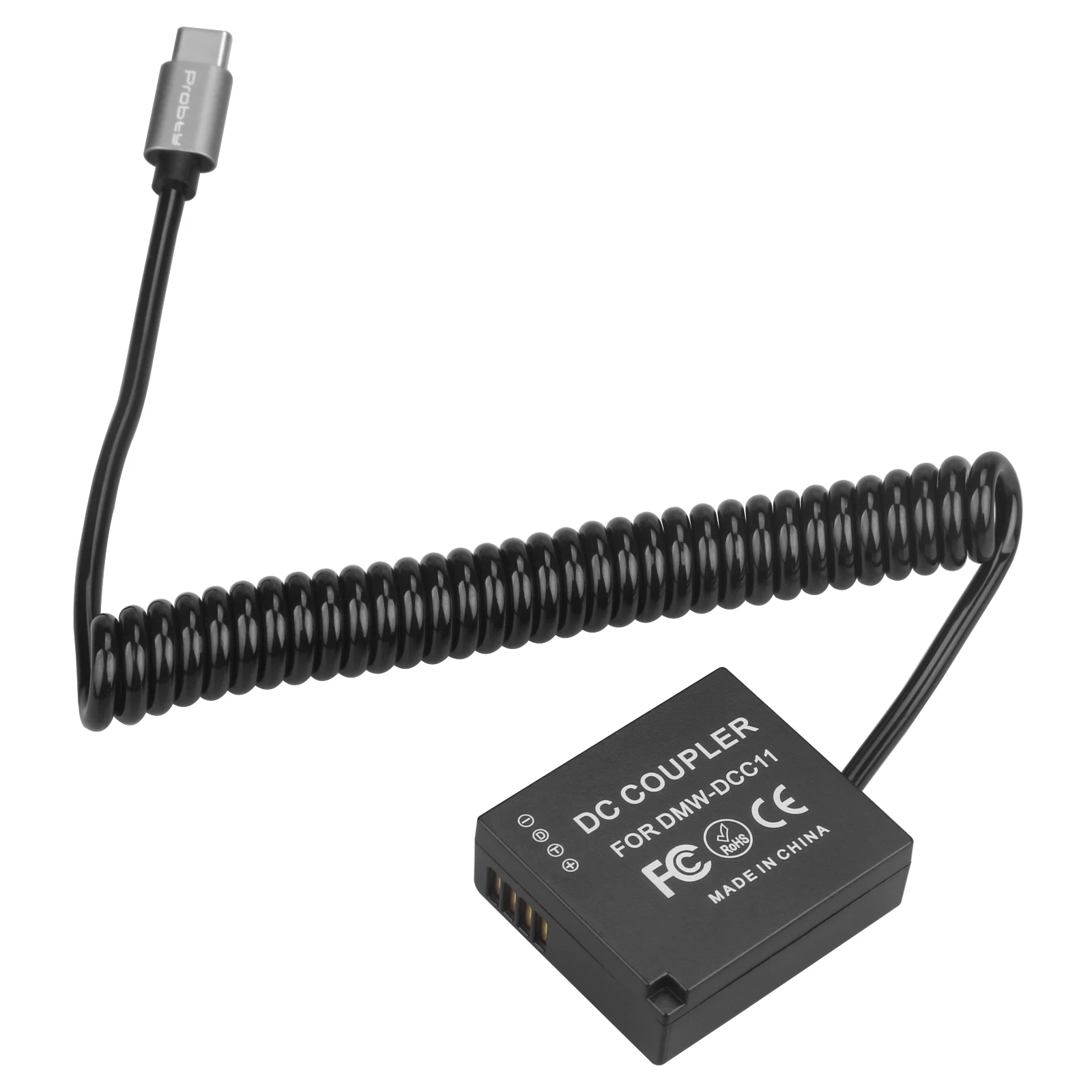 USB-C to DMW-DCC11 Dummy Battery For Panasonic Lumix GX7 GX85 GX9 TX1 TX2 GF3 GF5 GF6 ZS100 ZS200 TZ110 ZS80 G100 Cameras