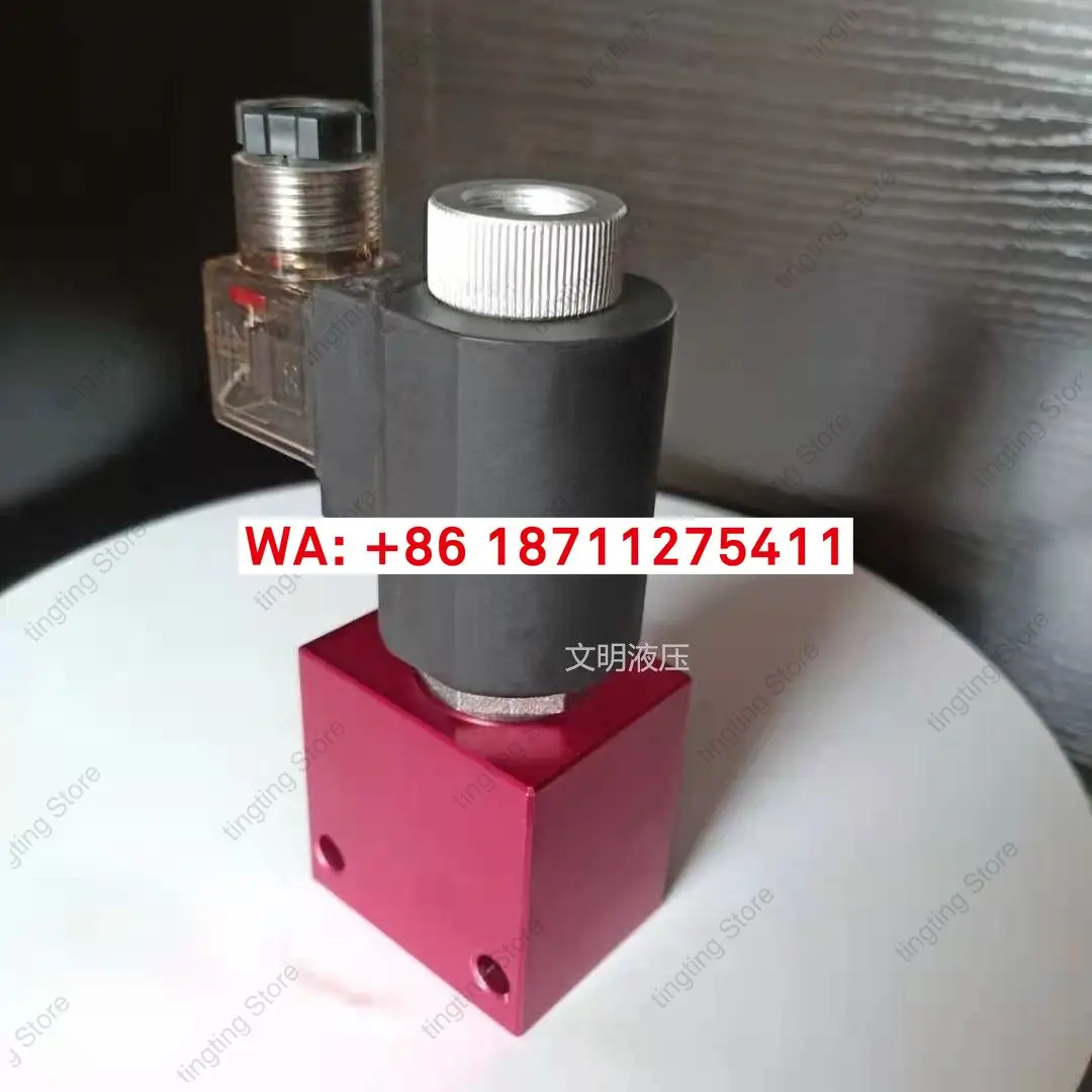 Tube type plug-in electromagnetic check valve 2068-03 hydraulic shut-off valve plate