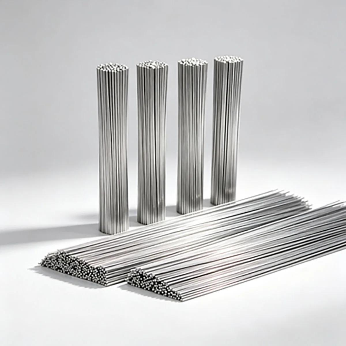 Hard Stainless Steel Wire Rod Solid Straight Metal Rod 0.2mm-5mm Diameter Stainless Steel Long Wire for Industrial DIY Machining