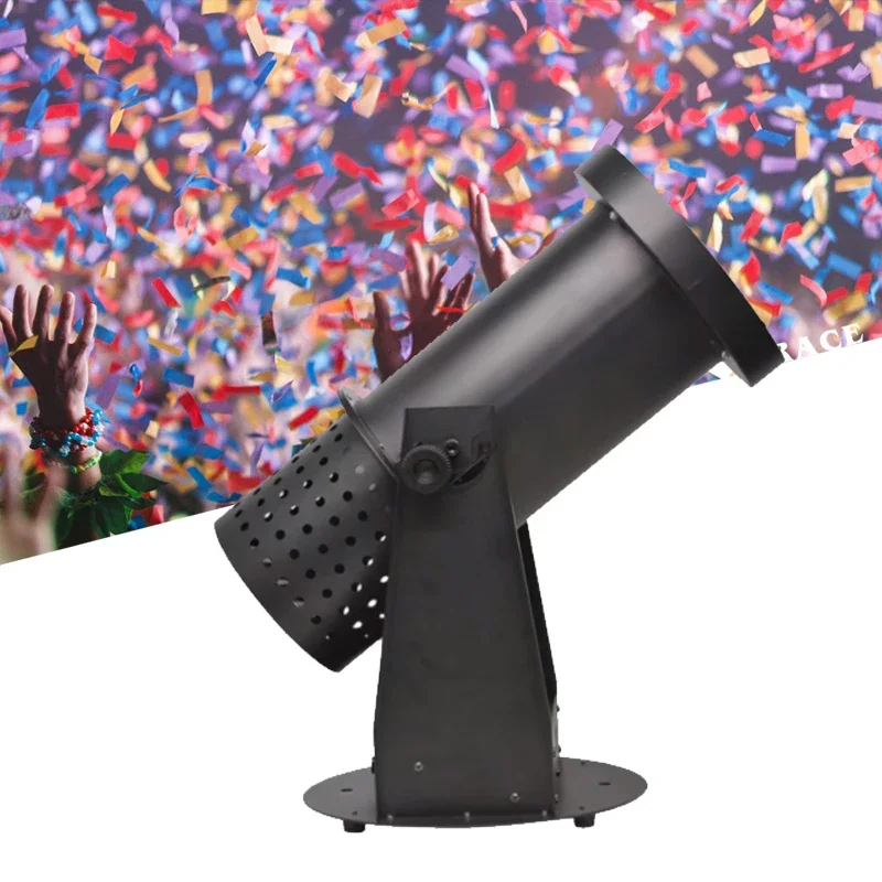 LED Confetti Cannon Manufacturer 1500W RGB Led Lamp Confetti Cannon Color Paper Confetti Machine