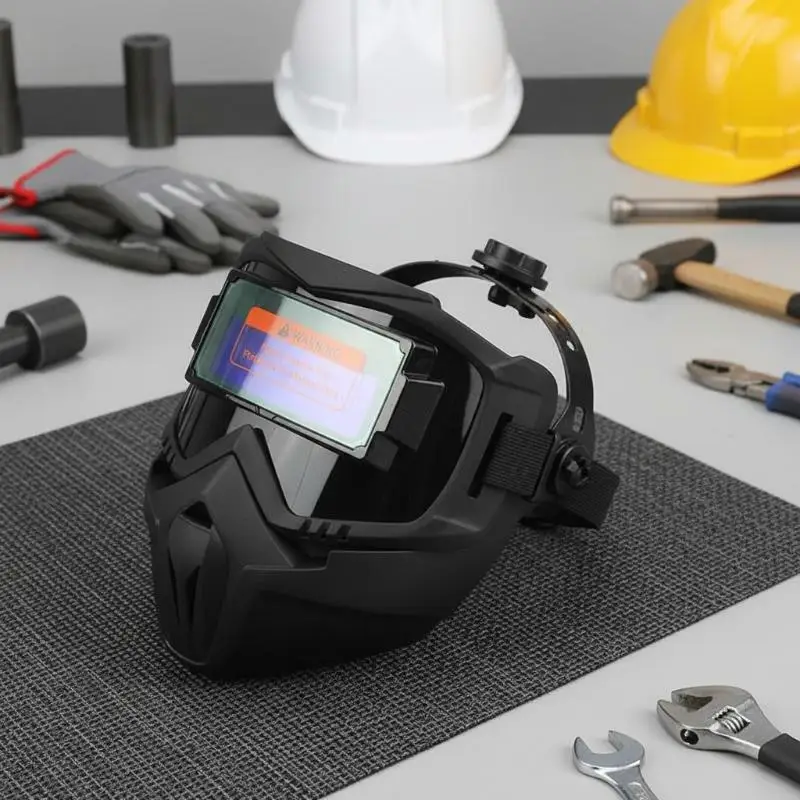 Auto Darkening Welding Helmet True Color Dimming Comfortable Padded Electric Mask for All Day Welding Working Use
