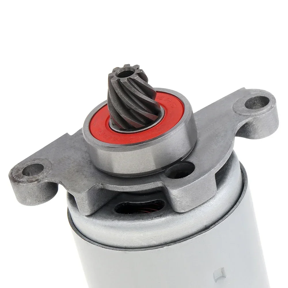 High Power Motor DC Motor Metal Power Tools RS550 With Conical Gear 60-120W 8 Teeth Lithium Workshop Equipment