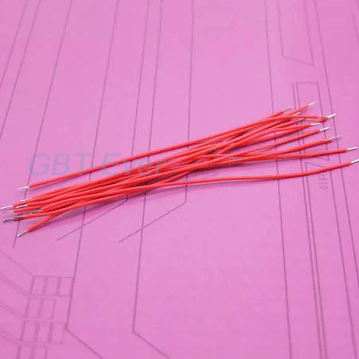 10Pcs 80mm Soldering Wire Red/Black/Yellow Connecting Wire Jumper Wire Flying Wire Solder on Both Ends Solder Part Length 3mm