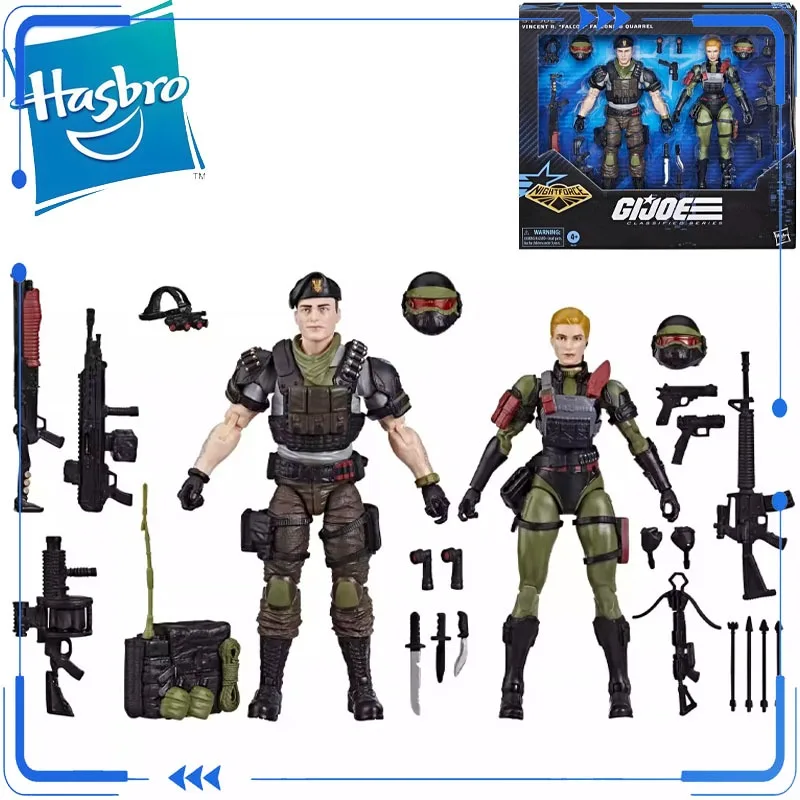 

Оригинальный набор Hasbro Gijoe No.138 Night Force Falcon & Dusty, 2 фигурки, 6 дюймов, игрушки-фигурки для мальчиков и девочек, подарочная модель