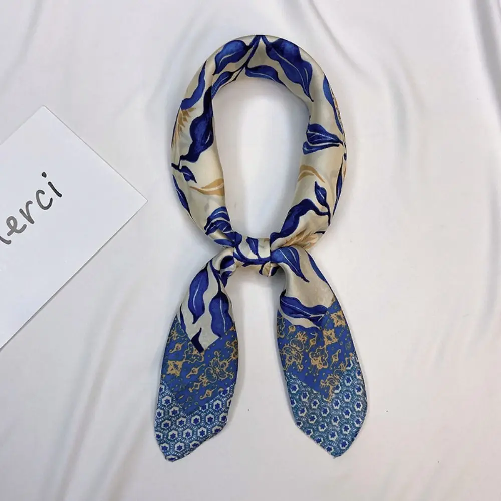 

Спальные шарфы с квадратным вырезом 27,5 дюйма, атласные завязки на шею, шарф для волос, шелковая повязка для волос для женщин