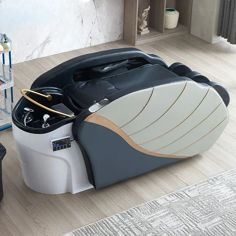 Beauty Salon Multi-Functional Luxury Full-Body Automatic Intelligent Electric Massage Shampoo Bed