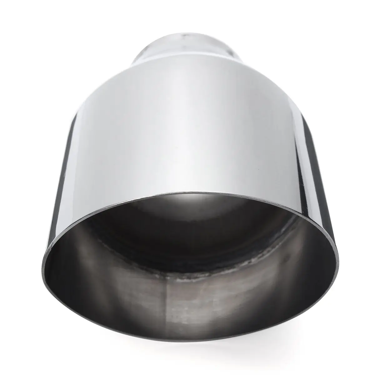 57mm-101mm Stainless Steel Car Exhaust Muffler Pipe Dual Wall Muffler Tip Exhaust System Universal