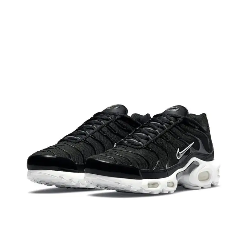 Nike Air Max Plus TN Men and Women Running Shoes Are Lightweight, Breathable, Non Slip, Durable, Cushioned, Fabric Mesh/black