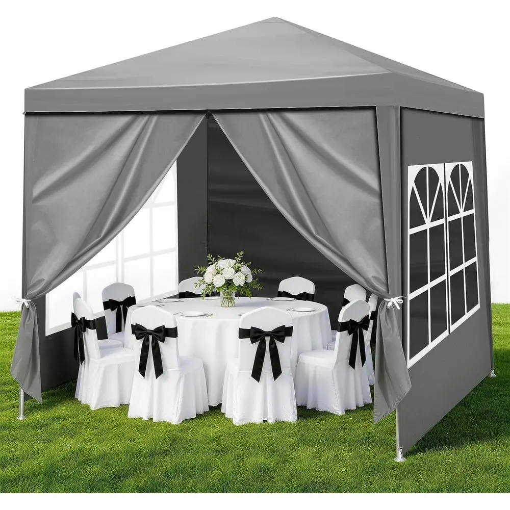 

Portable Outdoor Gazebo Tent with Removable Walls for Events, Weddings, and BBQs (6.5'x6.5')