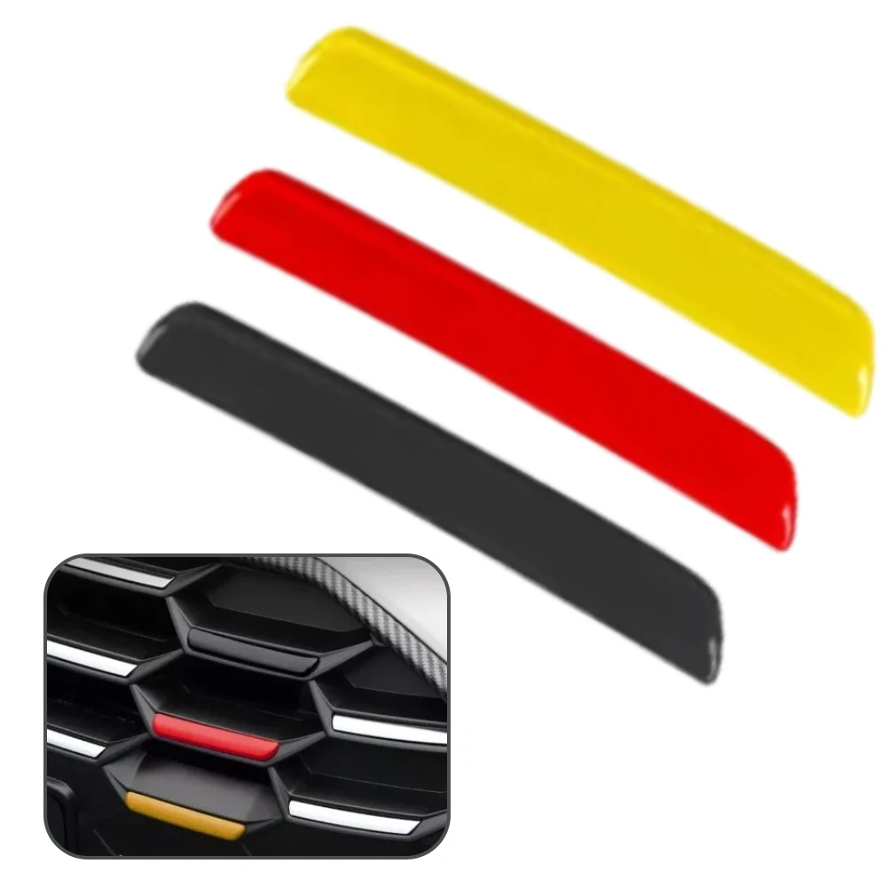 6pcs Front Grill Stripe Covers Stripes Decoration Stickers for Audi A3 8Y 2021 2022 2023 2024