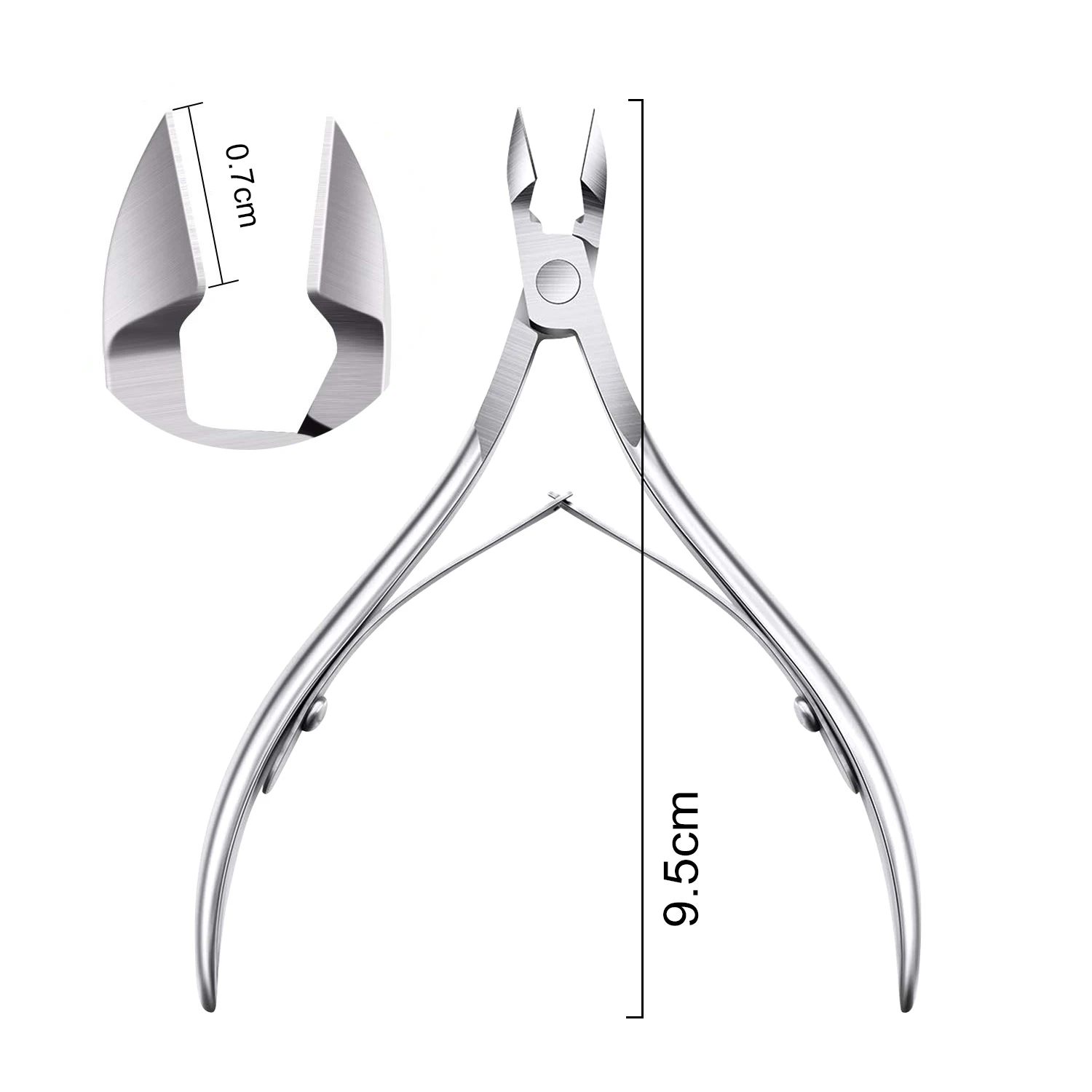 3 Packs stainless steel Cuticle Nippers Cuticle Trimmer,Professional Nail Care Tool For Manicure Pedicure And Nail Art Designs