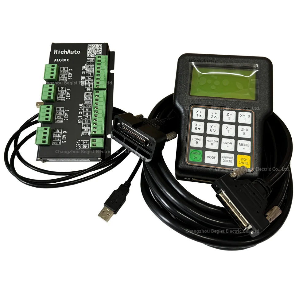 

Контроллер DSP 0501 для 3-осевых фрезерных станков с ЧПУ A11e A18e, система управления для гравировальных машин, запчасти для деревообрабатывающего оборудования