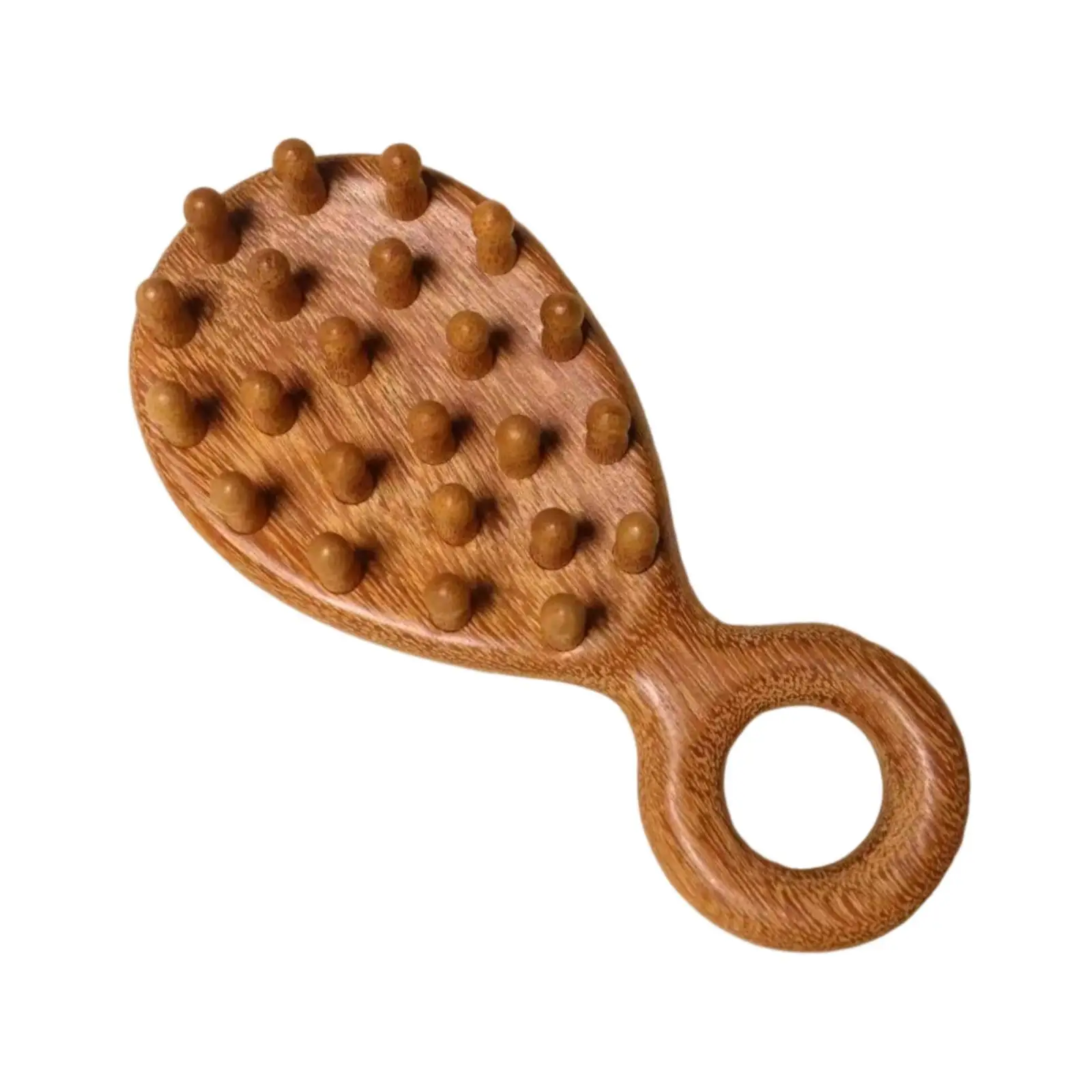 

Wooden Scalp Massage Point Meridians Tool Gift Compact Deep Tissue Household