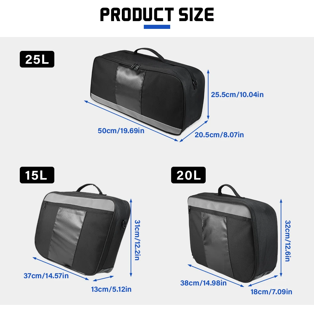 FOR HONDA NC 750 X NC750X NT1100 For FORZA 750 XL750 Transalp Topcase Side Case Inner Bags Suitcases Bag Pannier Saddle Bag