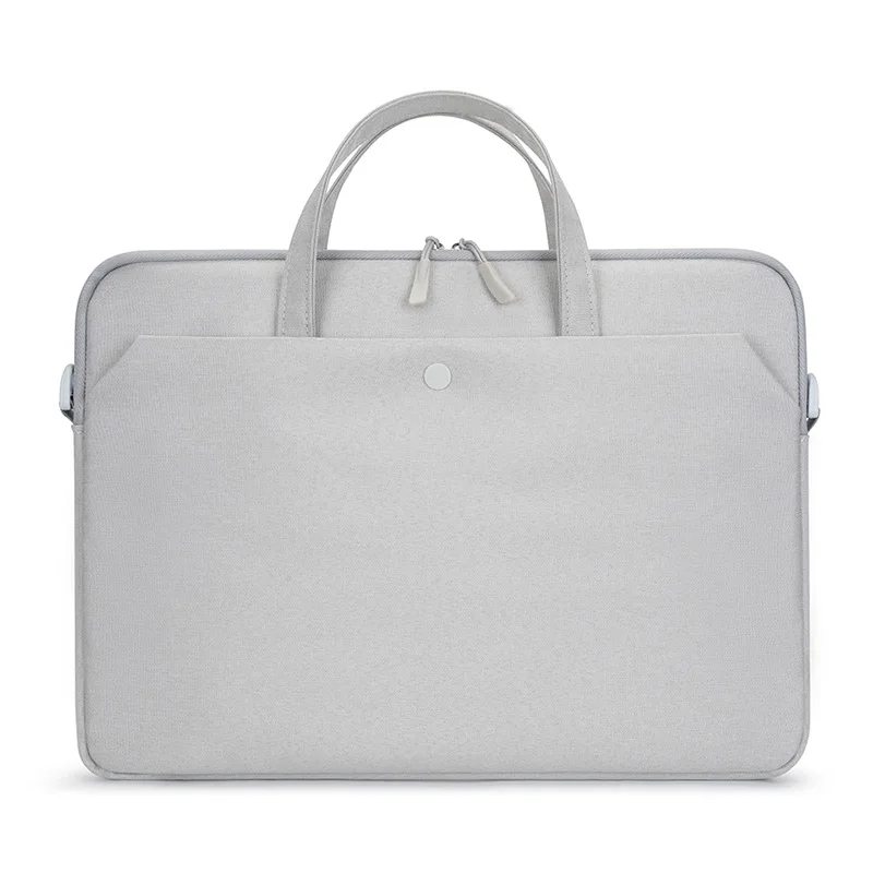 Oxford waterproof briefcase 15.6-inch computer storage single-shoulder ultra-thin large-capacity meeting document bag