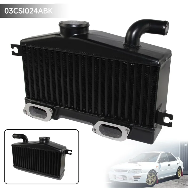 Uprated Top Mount Intercooler Turbo Fits For EJ20 100mm For Subaru Impreza WRX STI GC8 BK