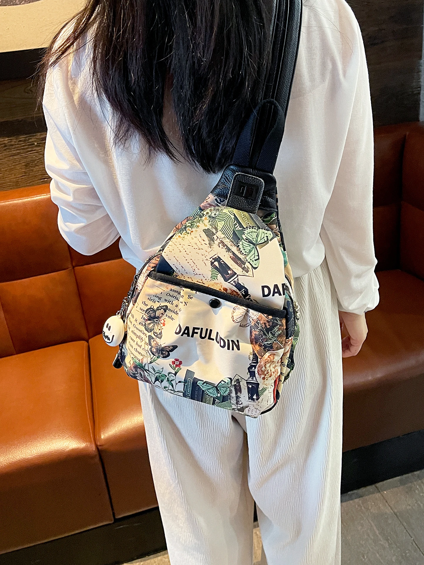 style-oxford-cloth-women's-backpack-casual-travel-hiking-bag-soft-polyester-cotton-zipper-closure-foldable