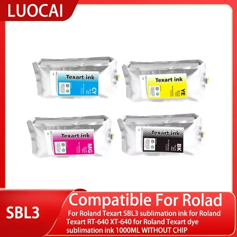 Tusz sublimacyjny do Roland Texart SBL3 do Roland Texart RT-640 XT-640 do Roland Texart atrament barwnik sublimacyjny 1000ML bez chipa