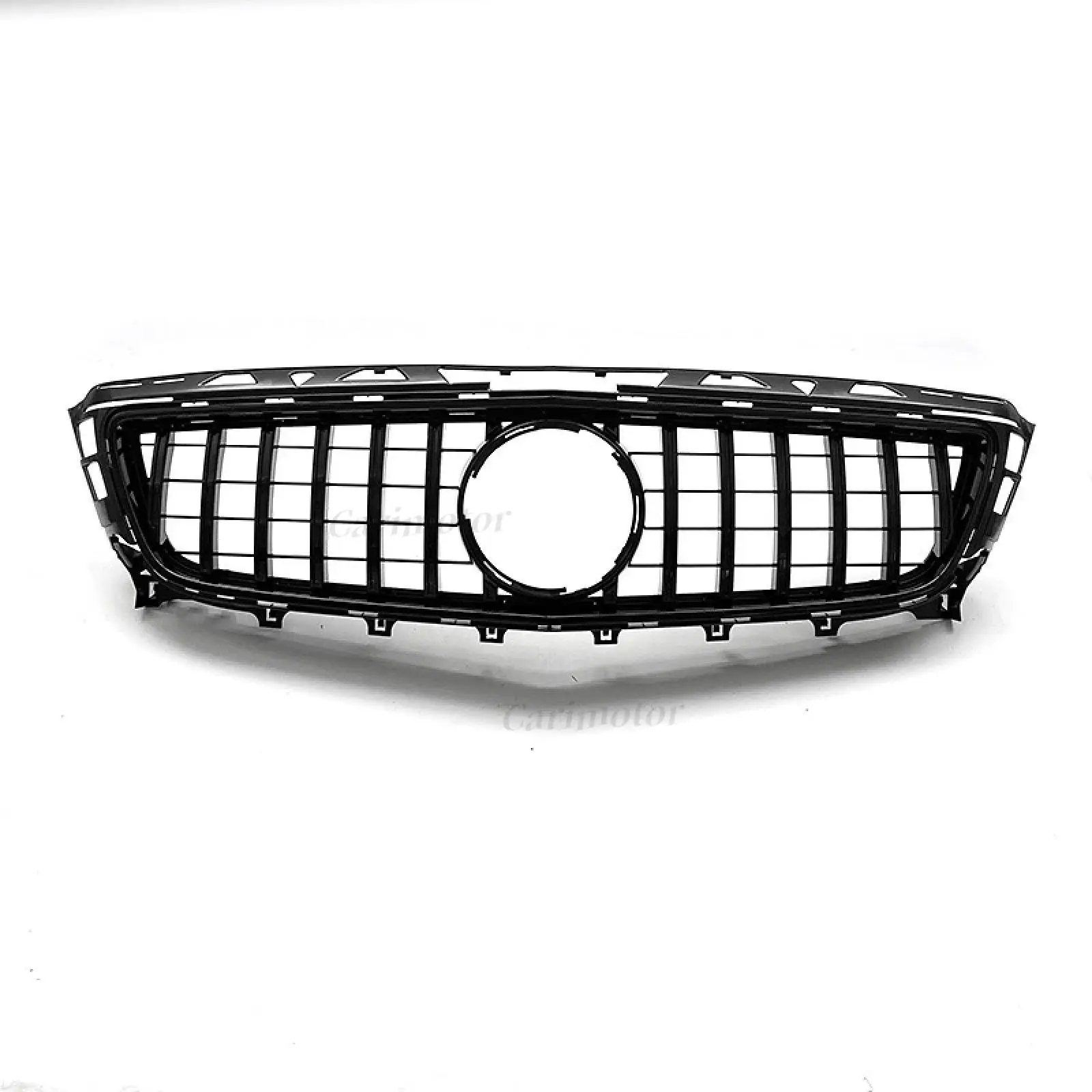 GT Front Bumper Grille for 2012- 2014 Mercedes CLS Class W218 Pre-facelift Black Silver