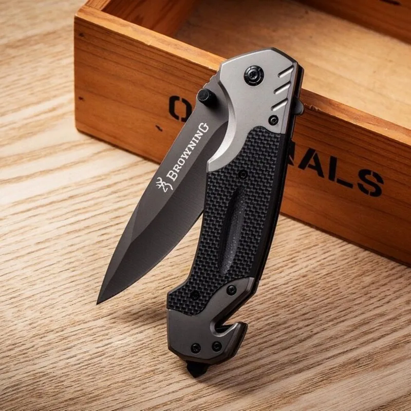 Outdoors Multitool Folding Knife for Men Camping Military Survival High Hardness Tactical Pocket Knives for Hunting and Fishing