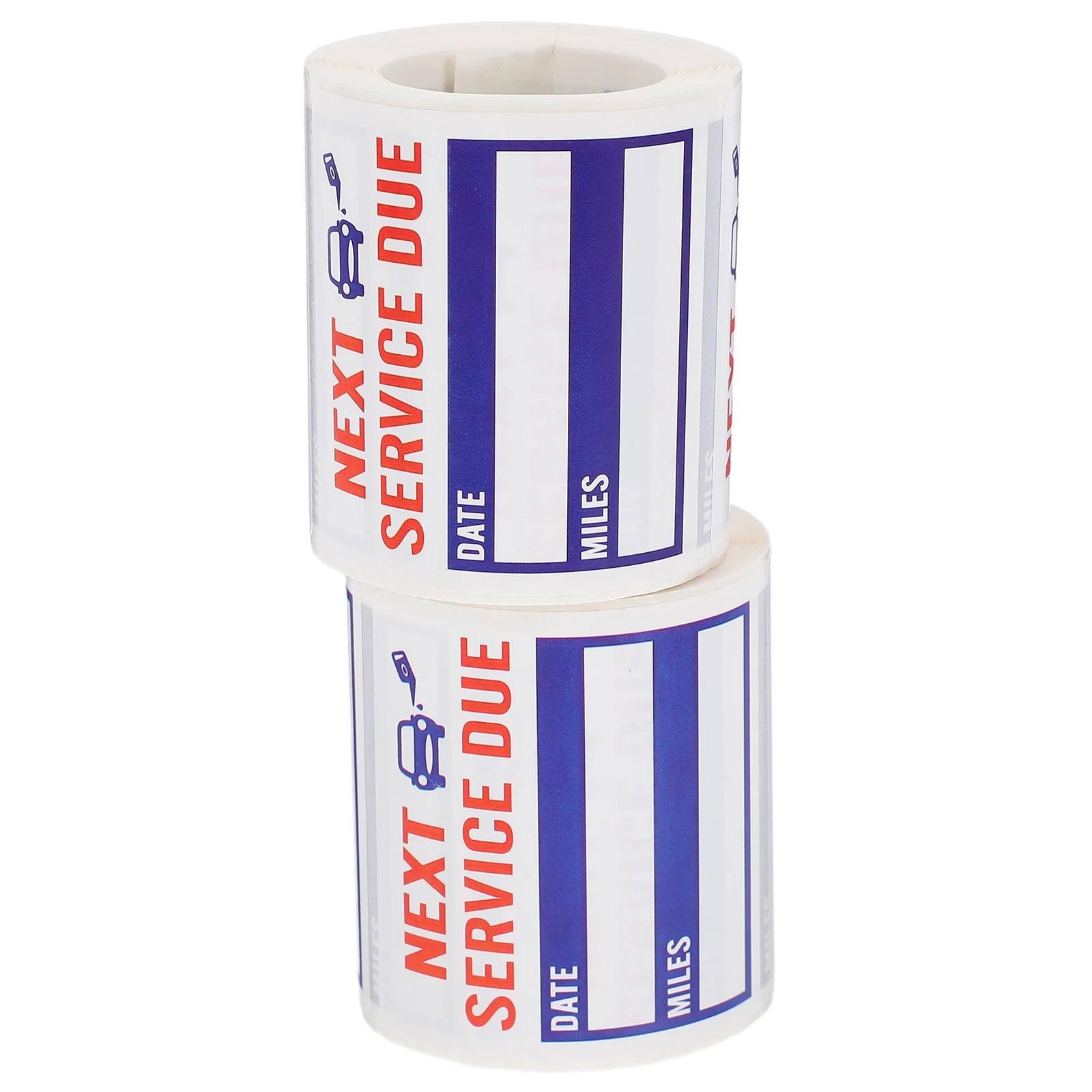 

2 рулона водонепроницаемых наклеек для лобового стекла, напоминание о замене масла, Due-этикетки, клейкая наклейка для обслуживания автомобиля, следующий сервис