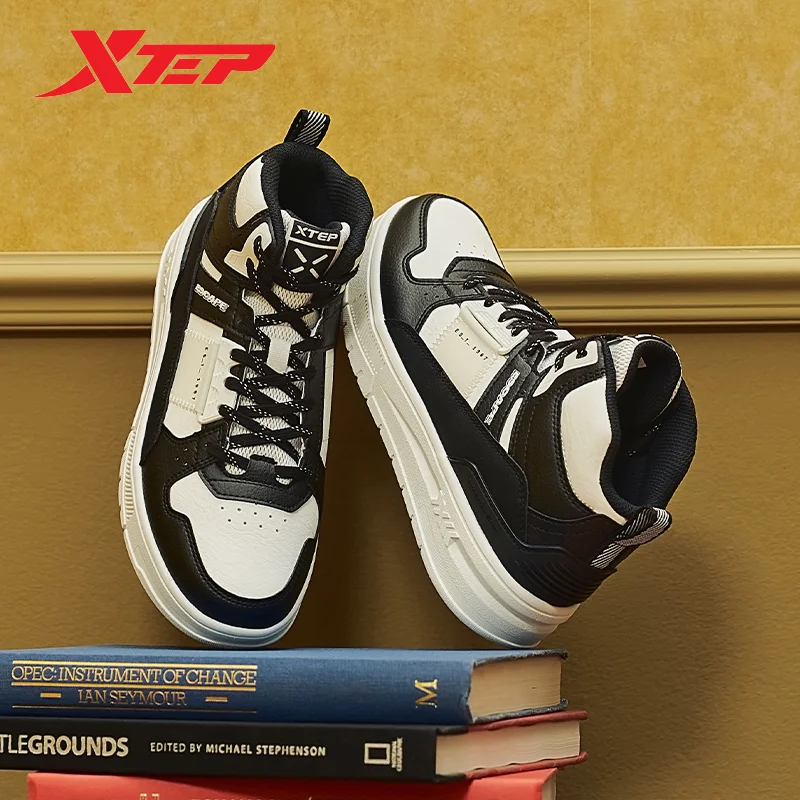 Xtep Sports Shoes For Men 2023 Autumn Comfortable Casual Shoes Cushion Lightweight Support Breathable Outdoor Shoes 977319310032