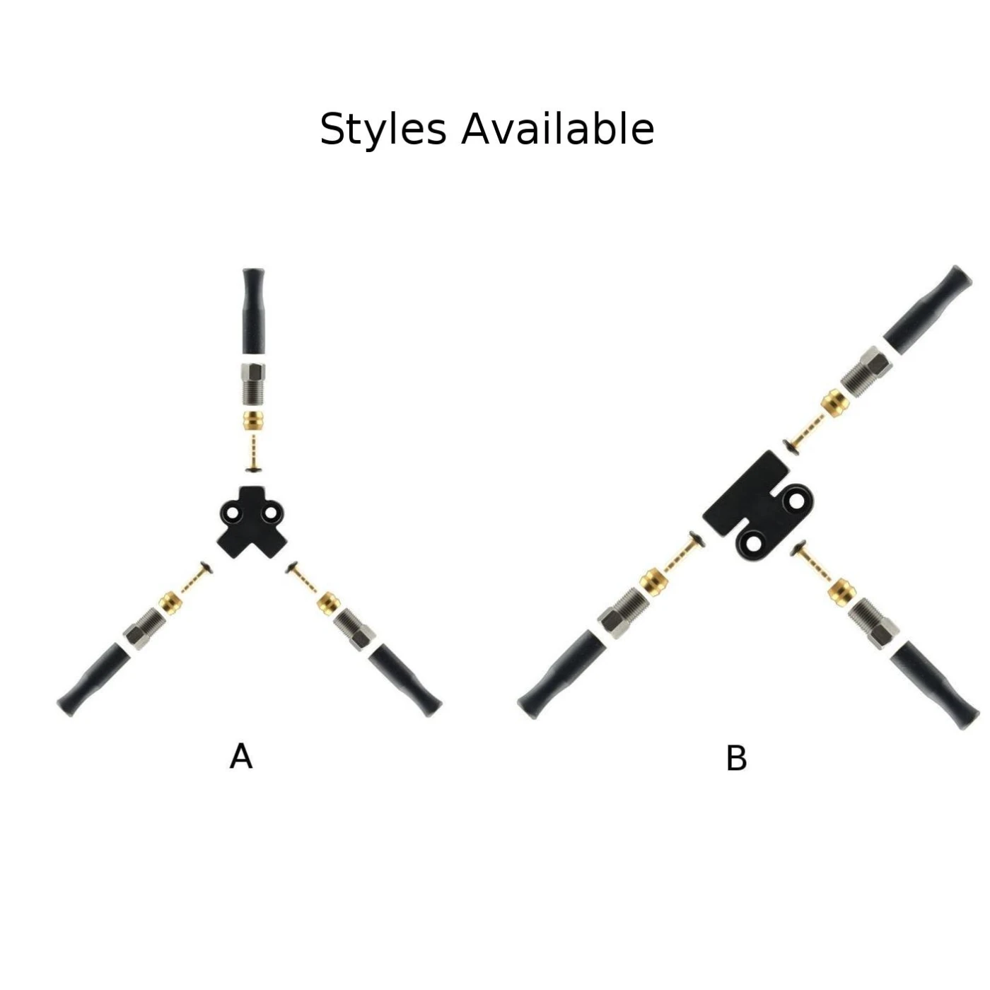 Brake Mount Adapter 1-to-2 Adapter Custom Angle Configurations Dual Output 45 Degree 90 Degree Brake Adapter Bicycle Brake