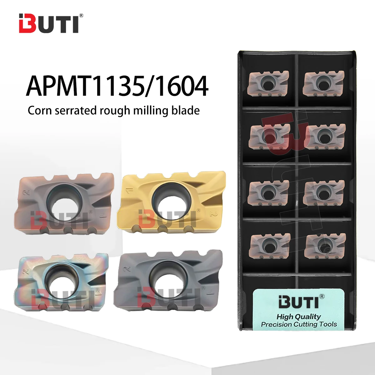 

APMT1135PDER-PM4 APMT1604PDER-PM6 Фрезы для кукурузы Нержавеющая сталь Грубые фрезерные лезвия для стальных деталей Тип зубчатой канавки