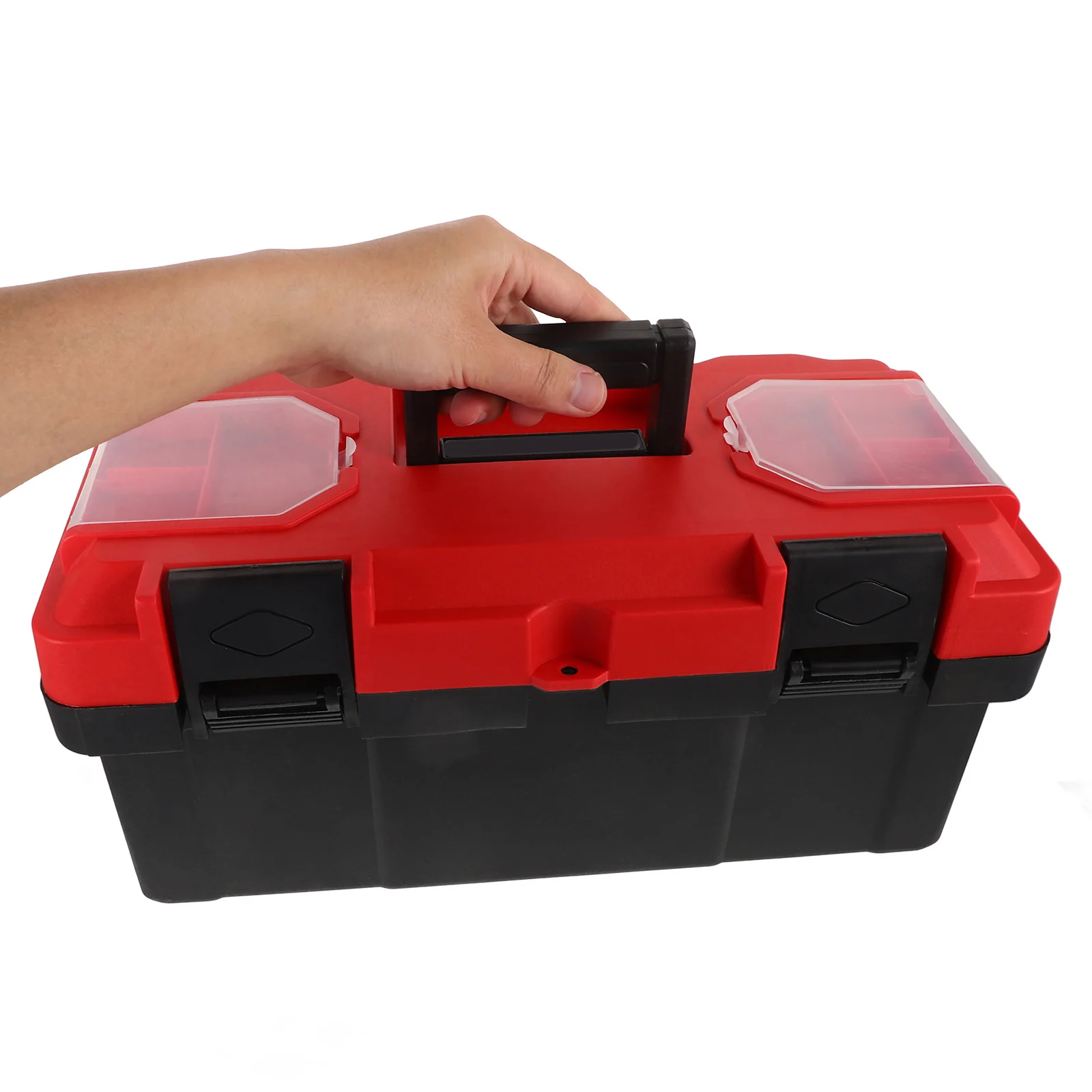 

Lightweight Portable Handheld Tool Storage Box Multi-Function Organizer for Nails Screws Fishhooks Durable for Outdoor