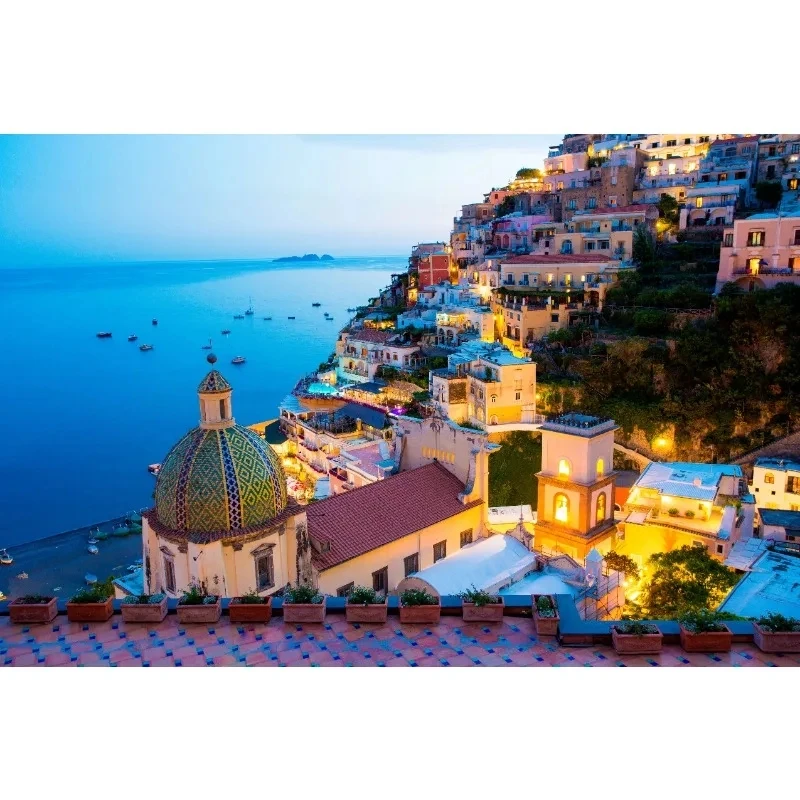 70*50cm Adult Puzzle 1000 Pieces Paper Jigsaw Puzzles The Positano Famous Painting Series Learning Education Craft Toys Gifts