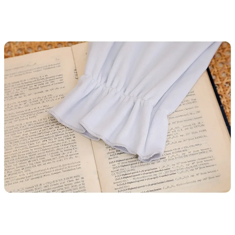 طقم بيجامة نسائي كوري للخريف بأكمام طويلة من الدانتيل الأمامي وإبزيم أنيق للاستخدام الداخلي والخارجي يسمح بمرور الهواء ومريح مقاس XL