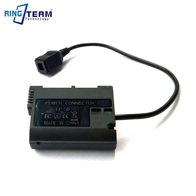 DC Coupler EP-5B EP5B Dummy Battery EN-EL15 for Nikon 1 V1 D7200 D7100 D7000 D810 D810A D800 D800E D750 D610 D600 D850 Cameras