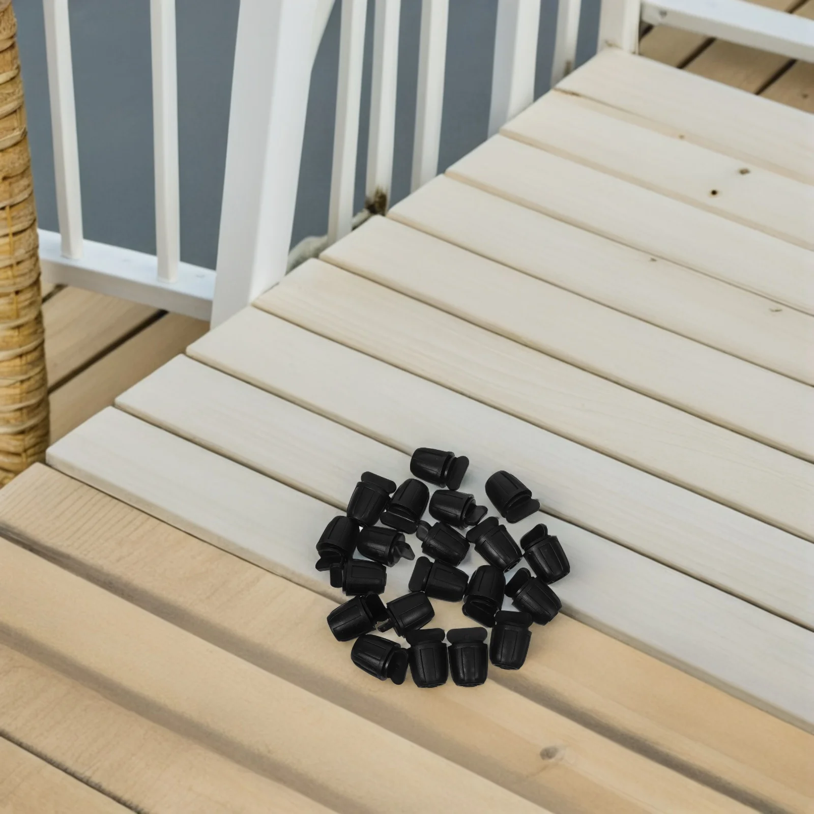 

20pcs 8/11Mm Drip Irrigation Hose End Plug Black Plastic Tube Block For Garden Watering System Pom Material Tight Seal Fit