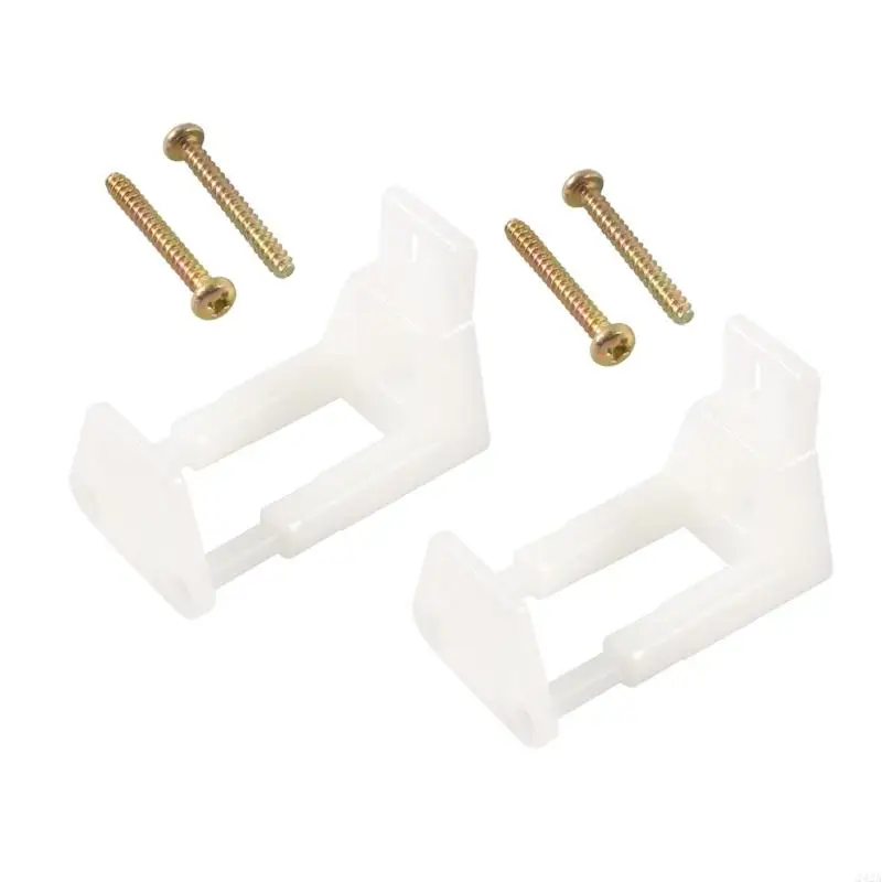 

242A Sliding Door Guide with Mounting Screws Included Sliding Door Hardware Plastic Guide for Effortless Setup & Durability