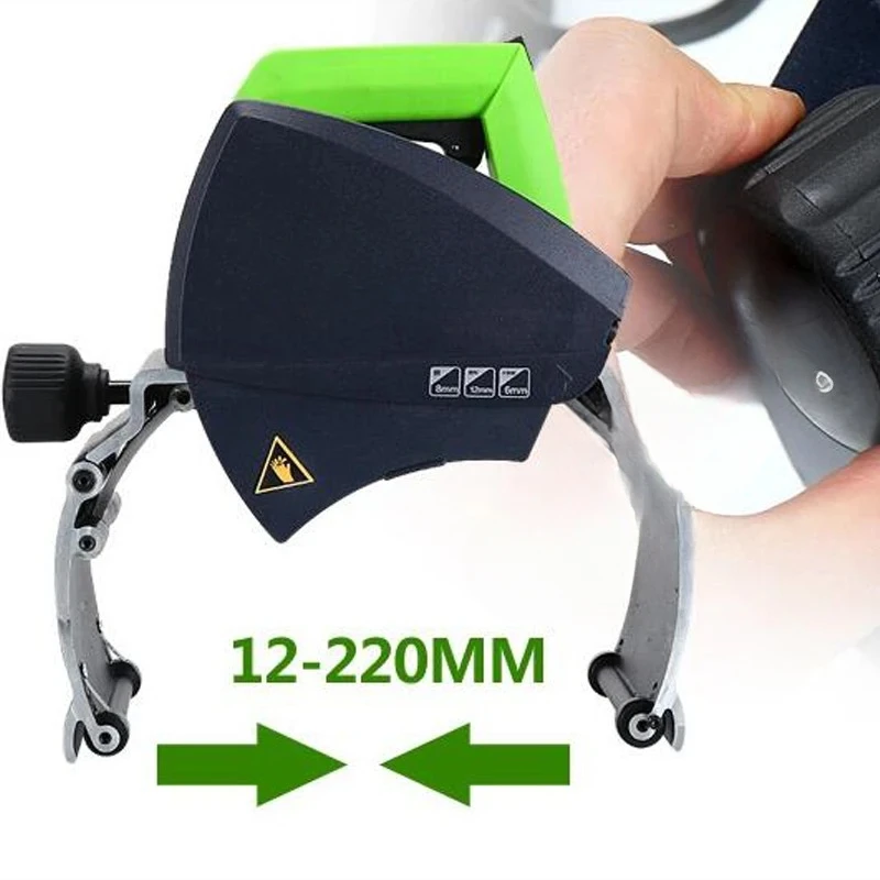 ZD400 Copper / Steel Pipe Tube Cutter Electric Pipe Cutter Handheld Round Pipe Cutting Machine 75-400mm Pipe Cutter Tool ZD220