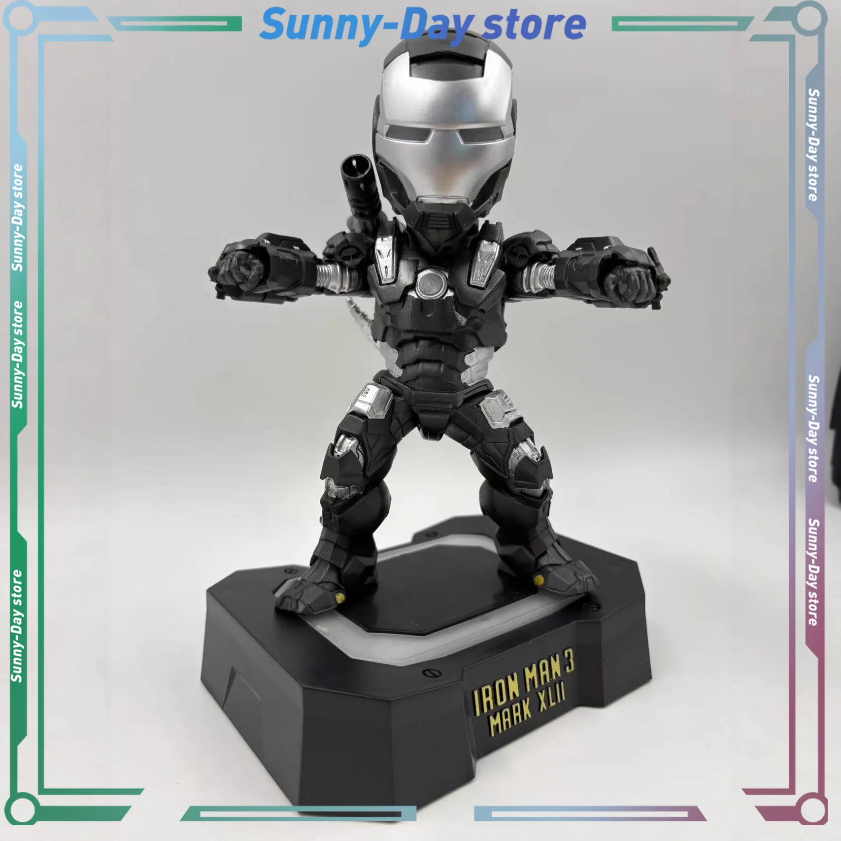 

9cm Iron Man Mark 5 6 Figure Marvel Comics The Avengers Anime Figures Collectible Desktop Ornament Decorations Best Gift for boy
