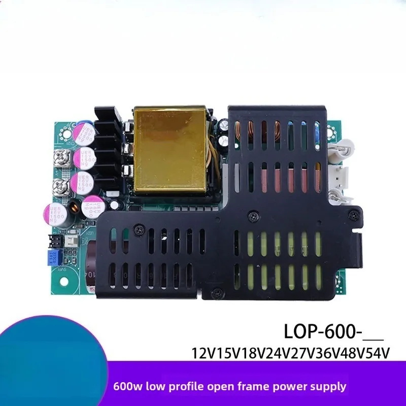 600W 5x3 Inch Low Profile Open Frame Power Supply LOP-600-12 LOP-600-15 LOP-600-18 LOP-600-24 LOP-600-27 LOP-600-36