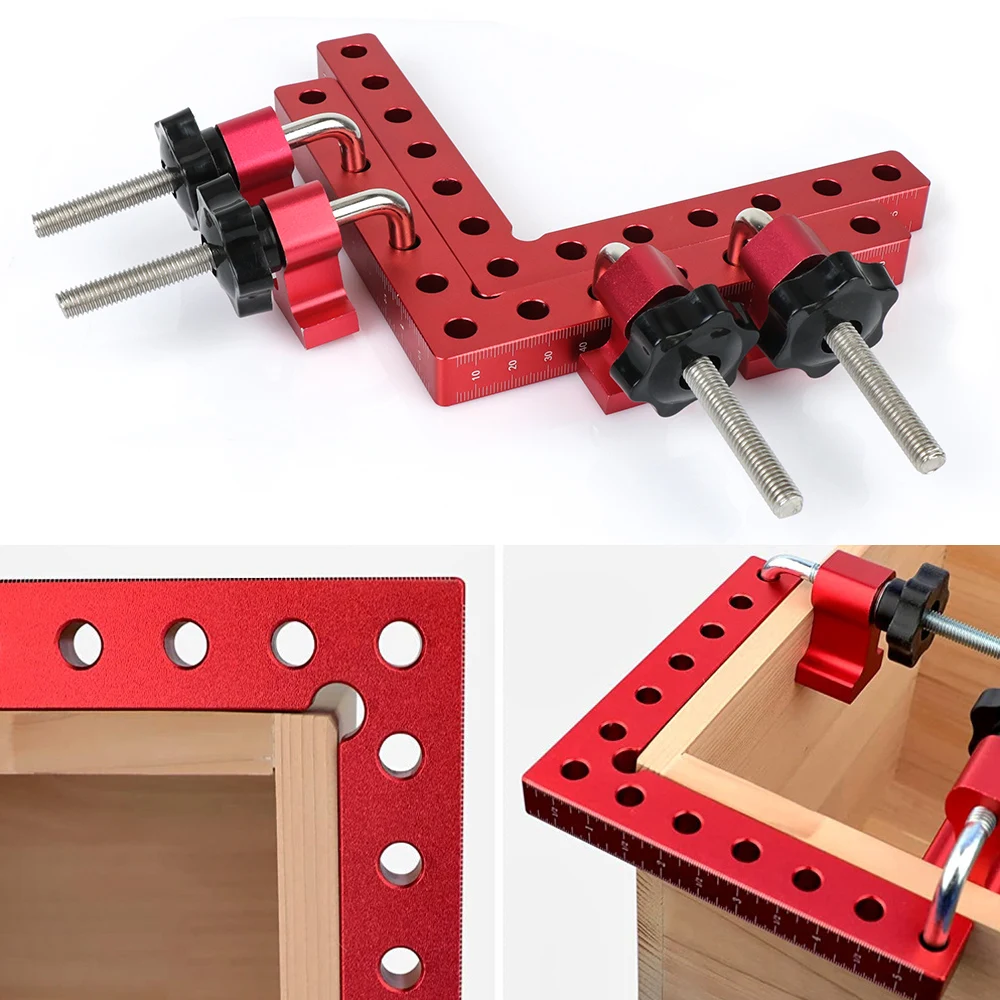 L-Shaped Auxiliary Fixture Right Angle Fixing Clip 90 Degree Splicing Board Positioning Panel Fixed Clip