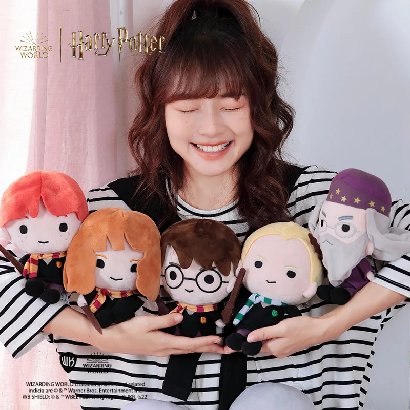 20/25cm Harry Potter Plush Toy Scarf Ron Movie TV Character Doll Soft Filling Stuffed Figure Collectible Gift Set