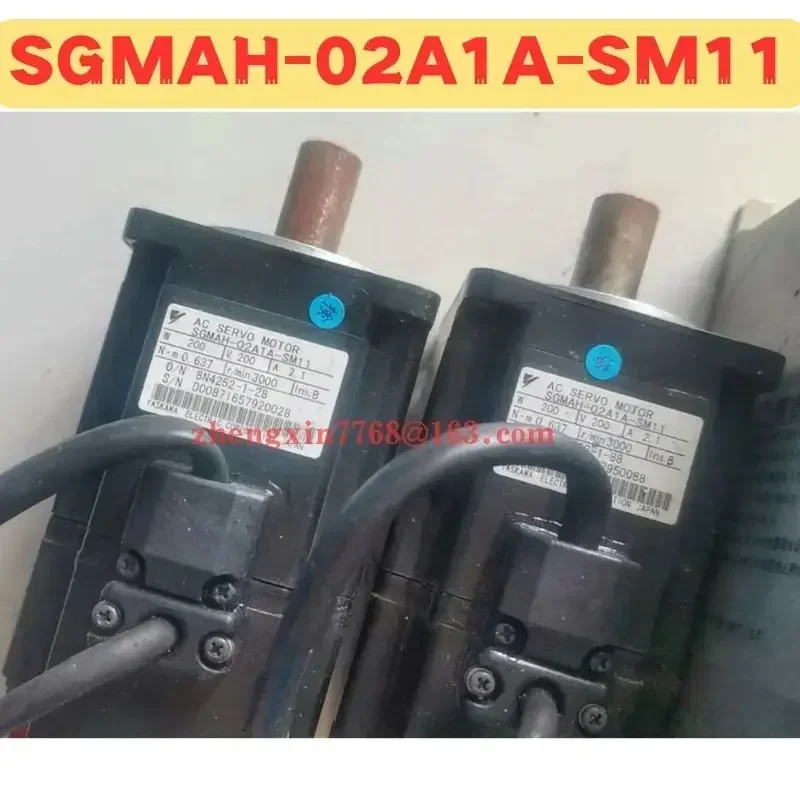 Used Servo Motor SGMAH-02A1A-SM11 SGMAH 02A1A SM11 Normal Function Tested OK